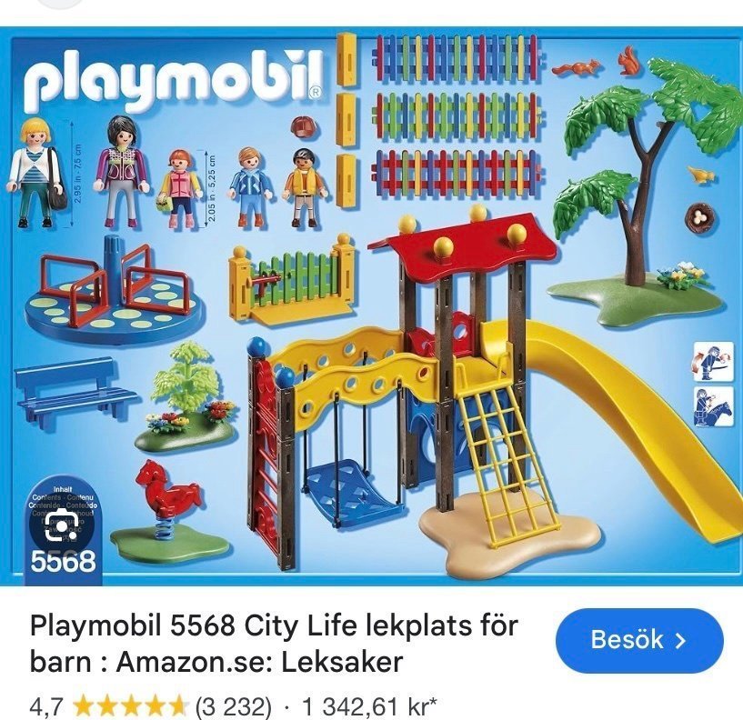 Playmobil 5568 City Life Lekplats