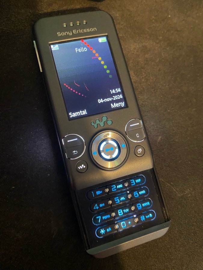 Sony Ericsson W580i Nyskick med laddare