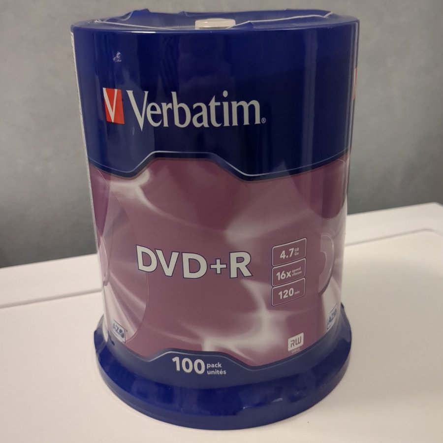 297 st Verbatim DVD+R