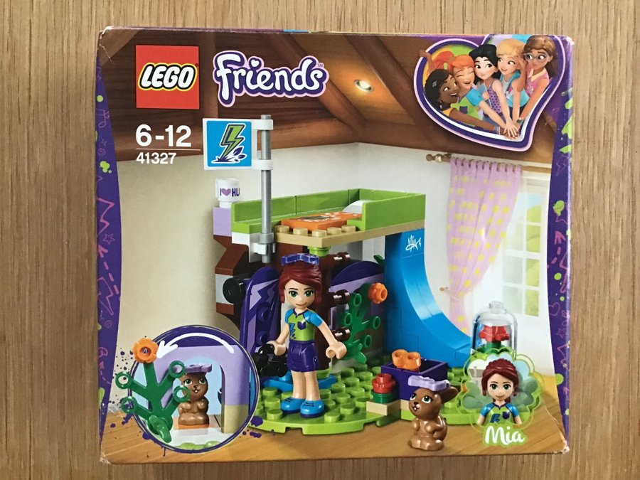 Lego Friends nytt Lego Mias sovrum 41327