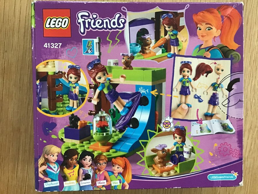 Lego Friends nytt Lego Mias sovrum 41327