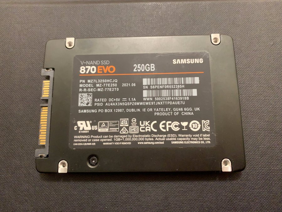 Samsung 870 EVO 250GB