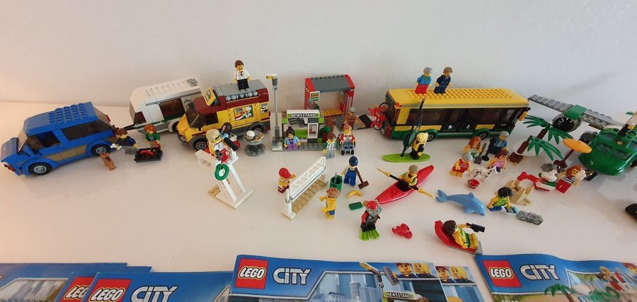 6 olika Lego City sets