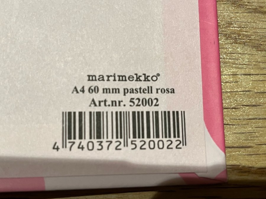 Pärm marimekko rosa blommor