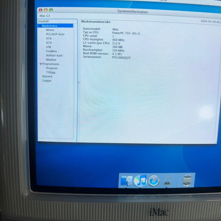 Apple iMac G3 Indigo