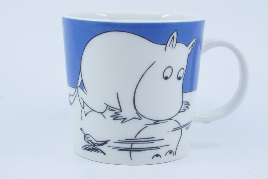 Muminmugg Mumintrollet på is / Moomin Mug Moomintroll on Ice [A]