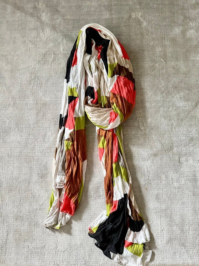 Diane von Furstenberg Dvf siden silke lyx!! scarf scarves halsduk sjal schal