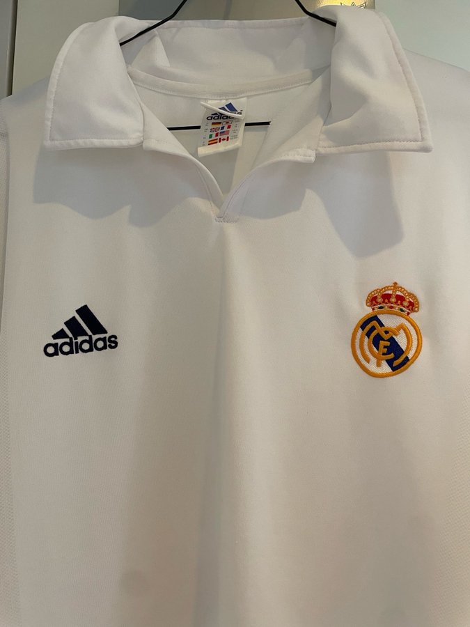 Original Real Madrid trøje størrelse XL fra 2001-02 sæsonen