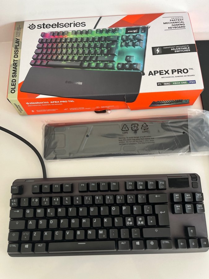 SteelSeries Apex Pro TKL Nordisk Layout