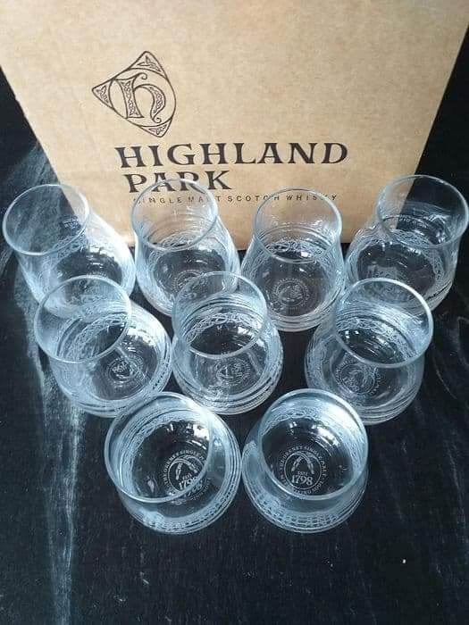 Highland Park Whiskyglas - Whisky glas graverade med Viking-hederskoden