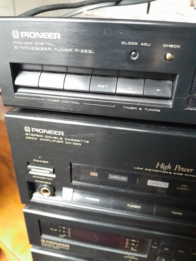 Pioneer Hi-Fi-system med skivspelare