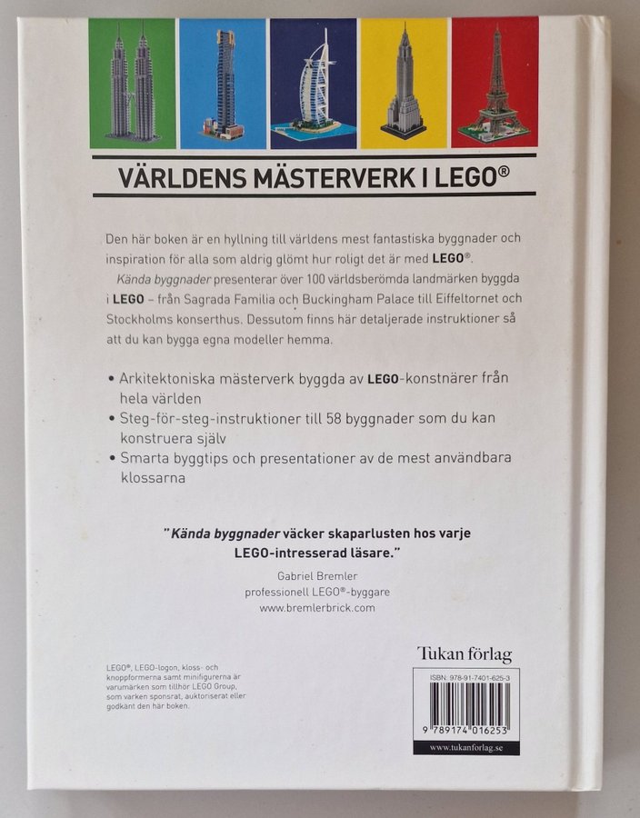 Kända Byggnader: Idéer för LEGO®-Byggen av Warren Elsmore