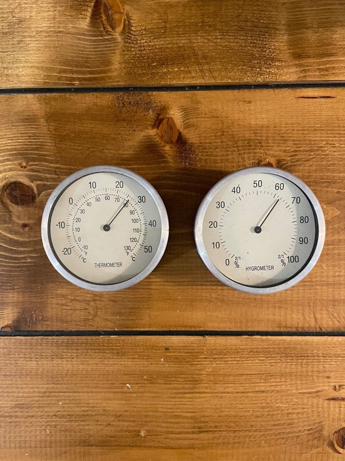 Termometer och hygrometer