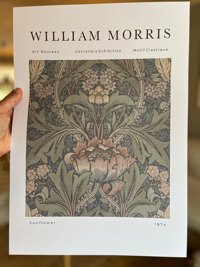 Poster A3 William Morris