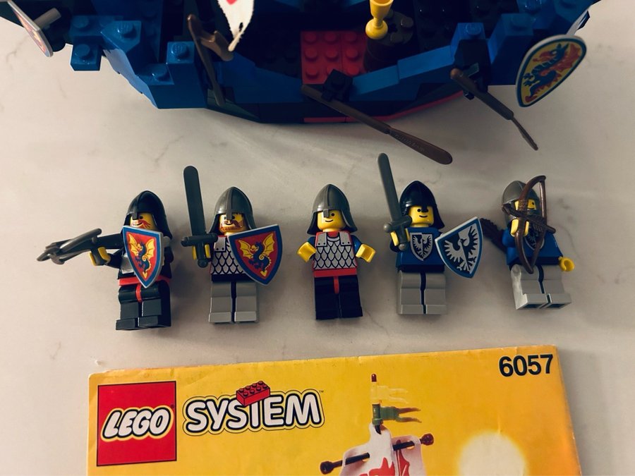 LEGO 6057 sea serpent castle Knights riddare