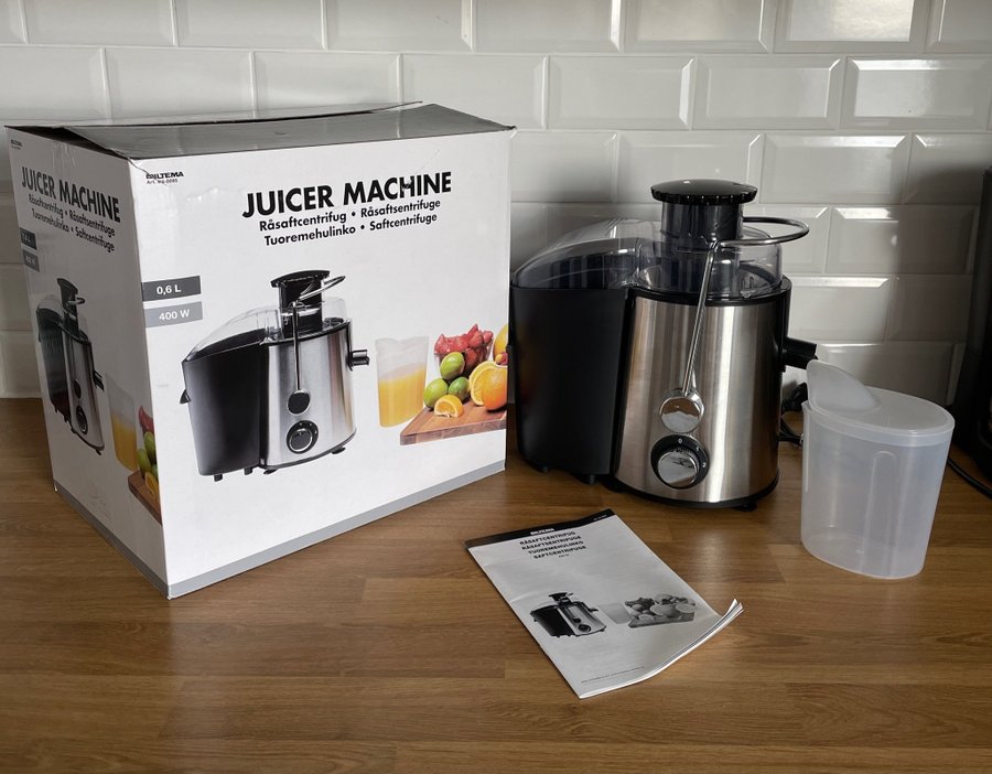 Råsaftcentrifug juicepress juice biltema