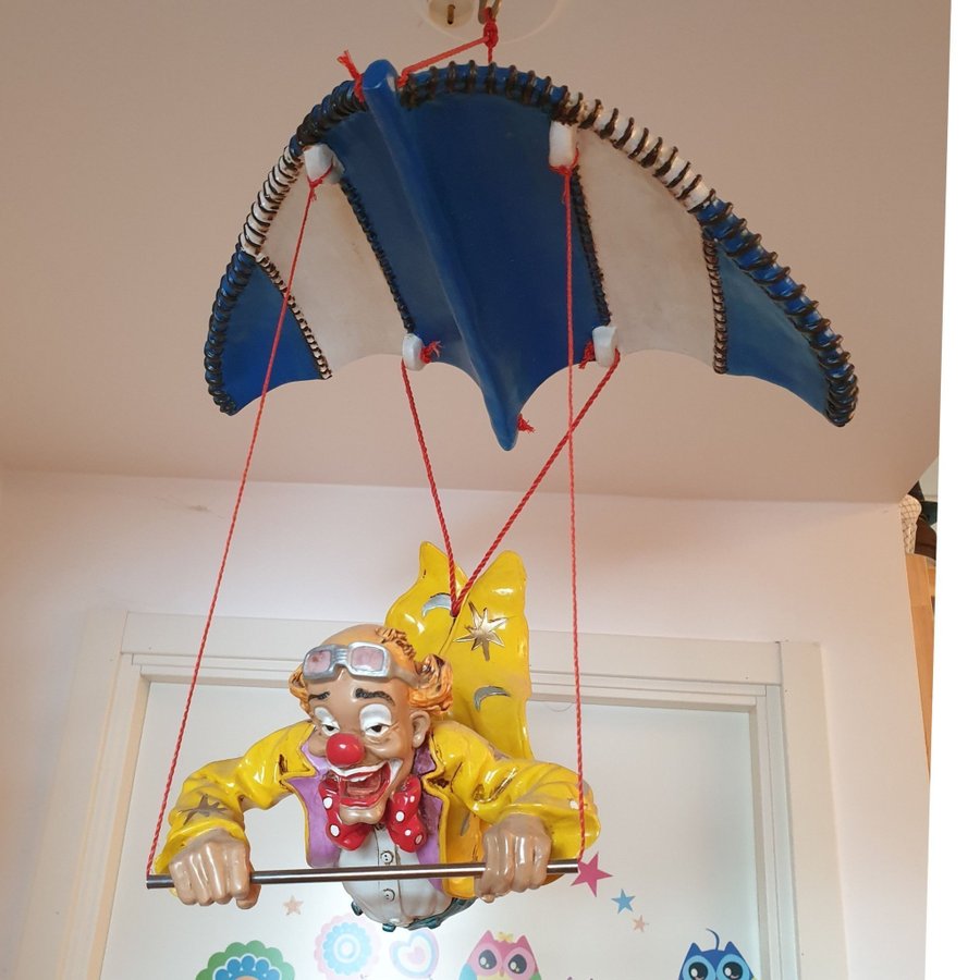 VERONESE 1997 stor Clown glidflygande mobil signerad rare