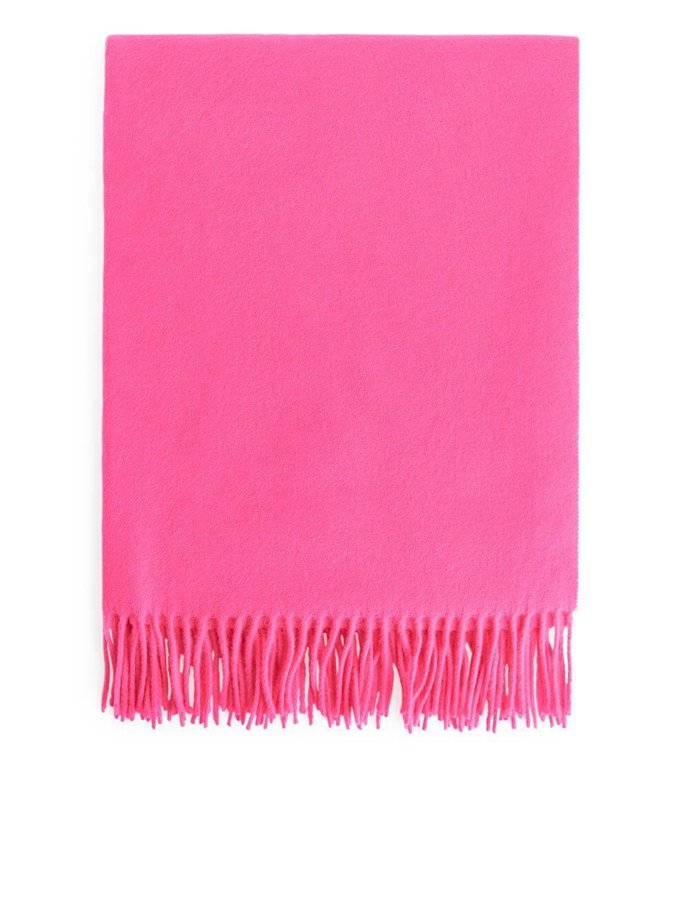 Arket NY Ull scarf Wool Scarf 70 x 200 cm Rosa