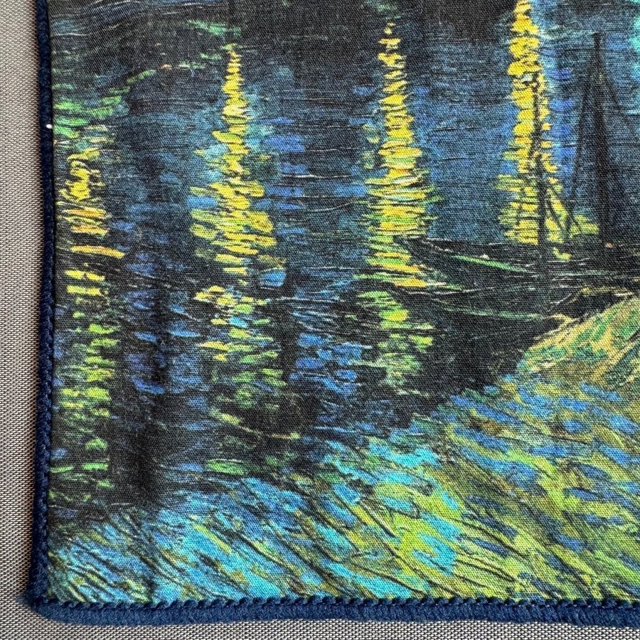 2 Stjärnenatt över Rhône (Starry Night Over the Rhône) minihandduk 19x19 cm-Nya!