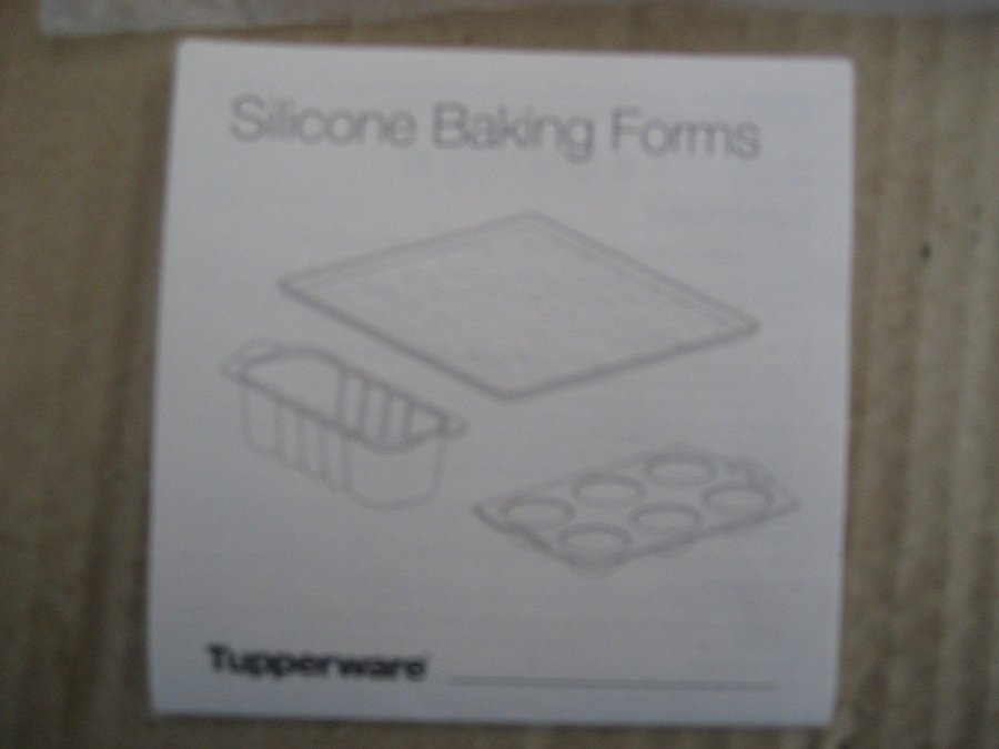 Tupperware - Silikonform / Bakform - Pralinform - Rektangulär **Ny**