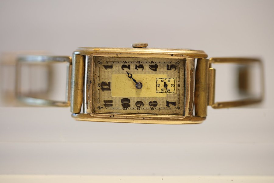 Anonymt armbandsur i dubblé Reparationsobjekt ca 1930-1940