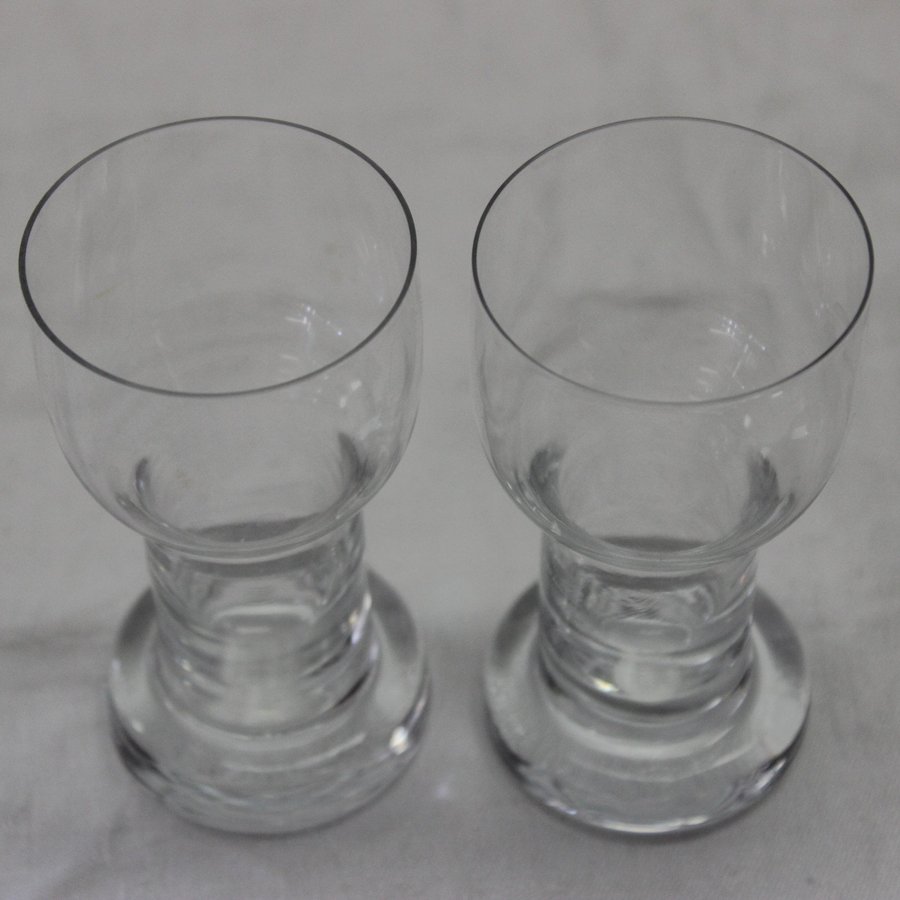 2 Sherryglas Dricksglas 95 mm Boda PicNic 7,5 CL Bertil Vallien