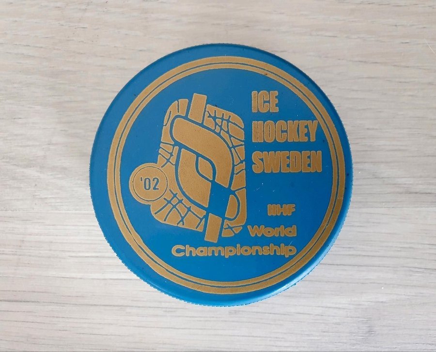 Eishockey Puck WM 2002, made in Tschechien