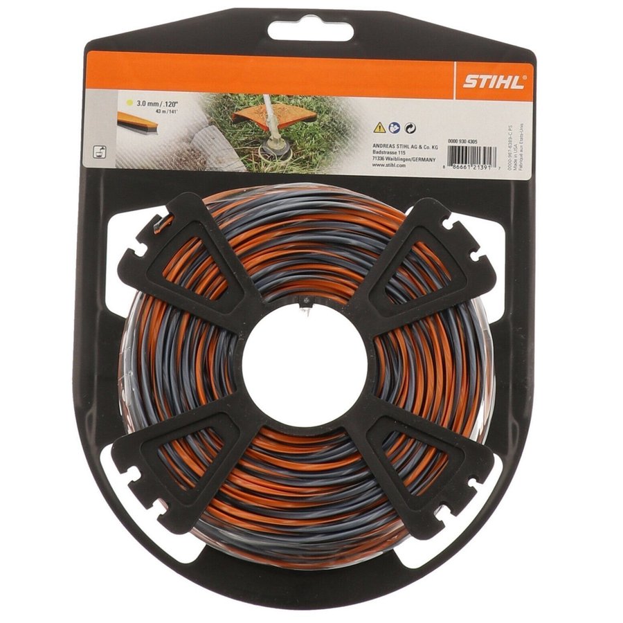 Trimmertråd Stihl CF3 PRO 30mm 43m 9304305