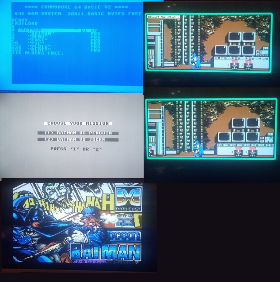 Batman - The Caped Crusader (Data East) US-NTSC DISK ->TESTAD<- Commodore 64