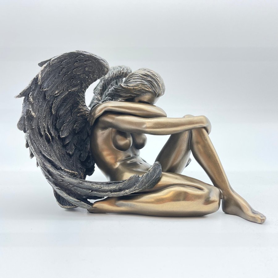 CRYING ANGEL - BRONSSTATY ( Skulptur, Staty  Statyett )