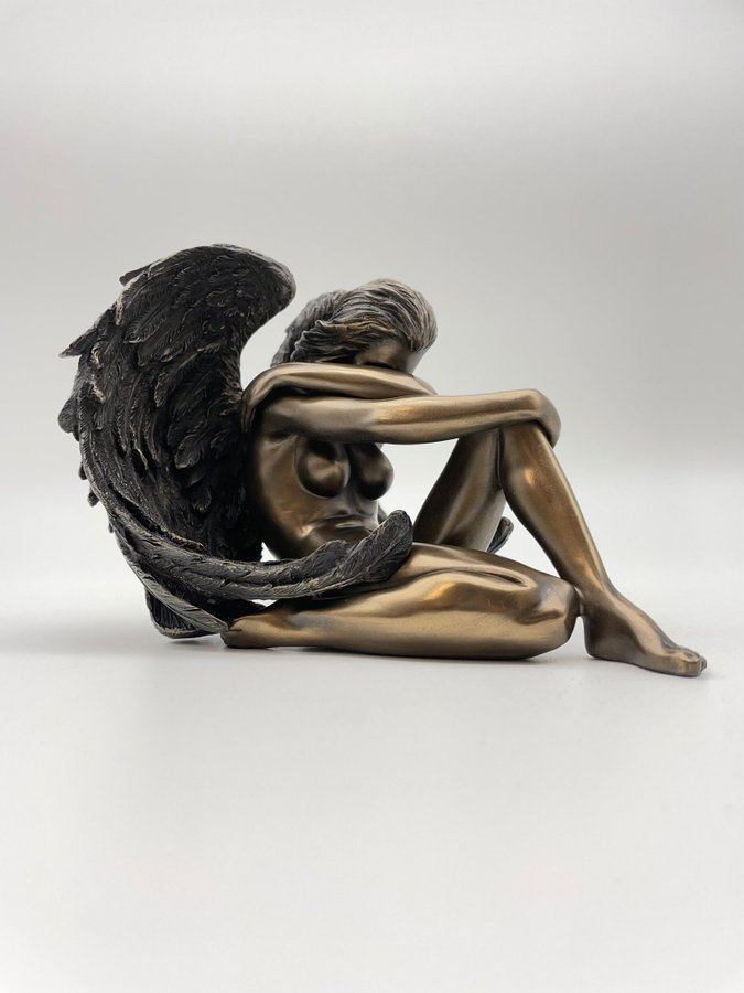 CRYING ANGEL - BRONSSTATY ( Skulptur, Staty  Statyett )