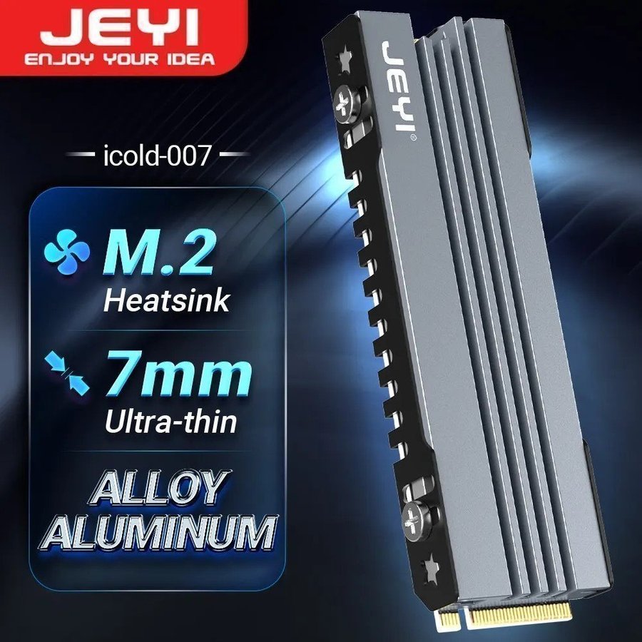 JEYI M.2 SSD kylfläns