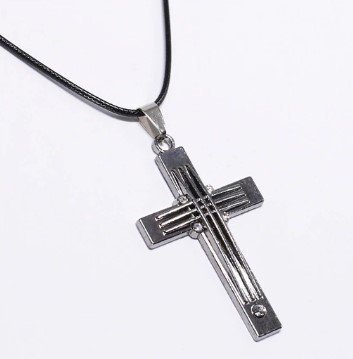 Stripe Cross Cross Halsband NYHET