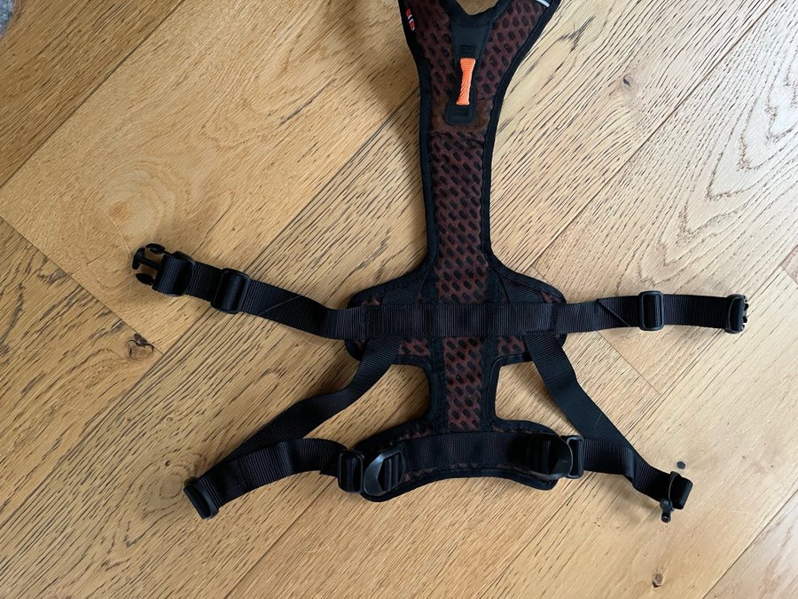 Non-stop Dogwear Rock Harness Long M Black/Orange