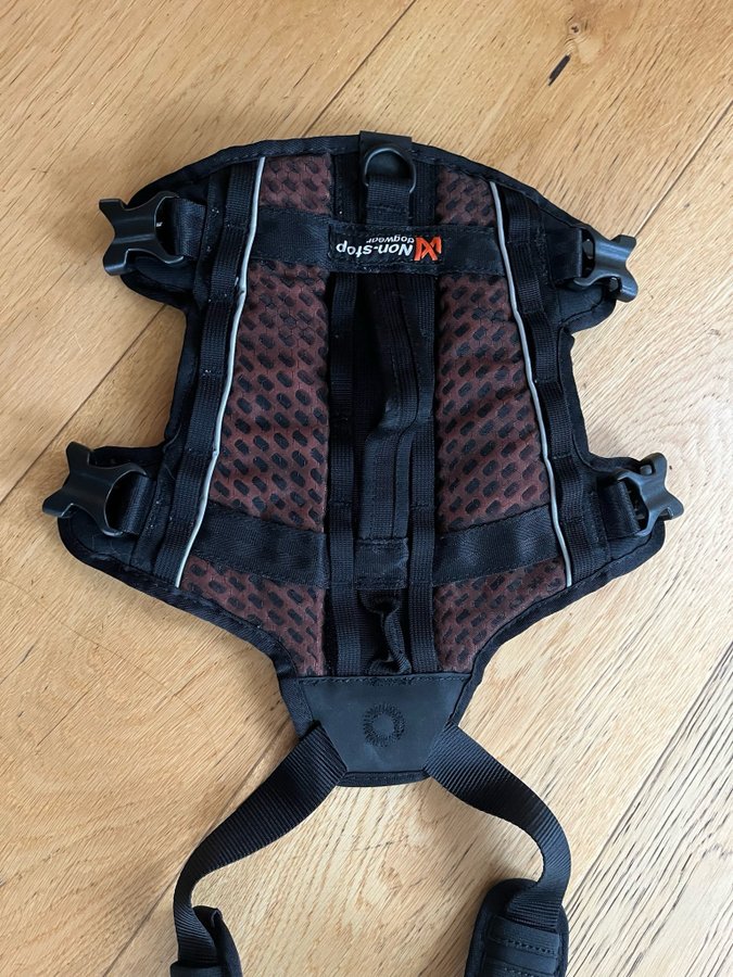 Non-stop Dogwear Rock Harness Long M Black/Orange