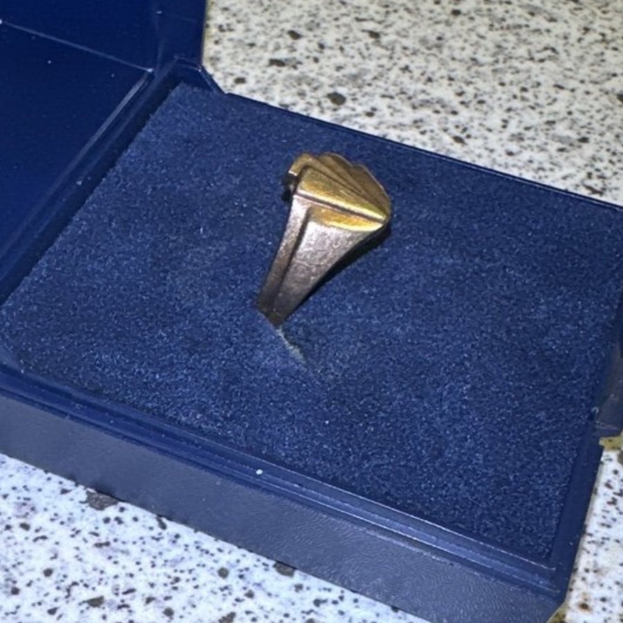 Fin 8 karat ring