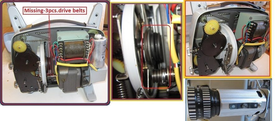 BOLEX PAILLARD PROJECTOR18-5 Lens:U.S.A.Pat.2771005 Bolex HI-Fi(R)1:1,3f=14-25mm