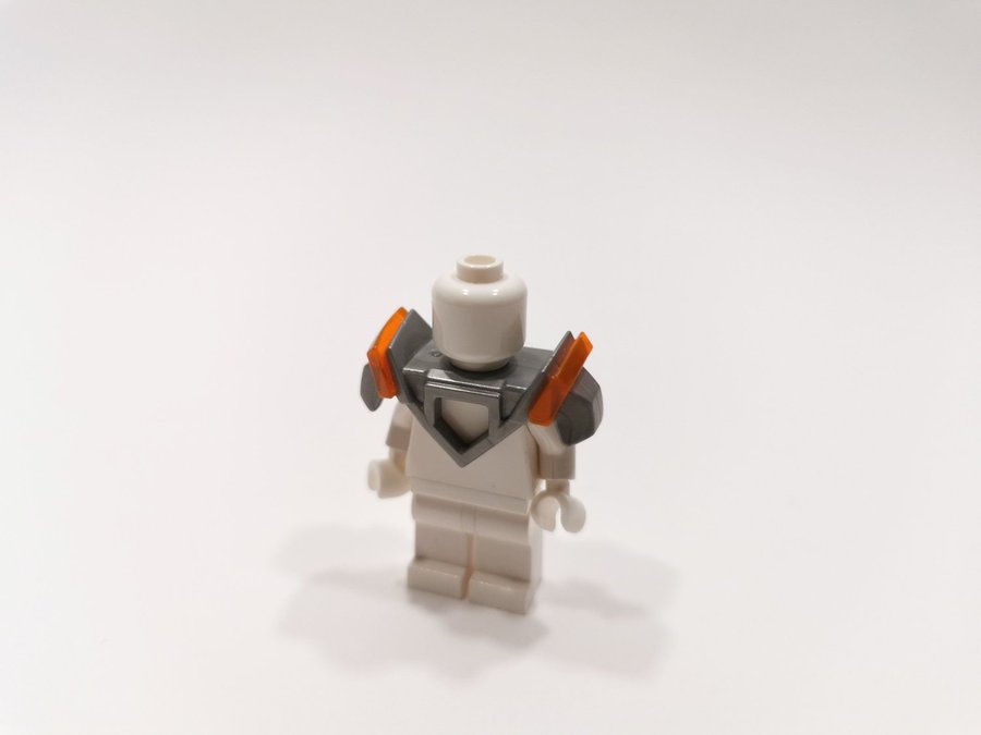 Lego - tillbehör - nexo - armor - part 28350pb02 - flat silver