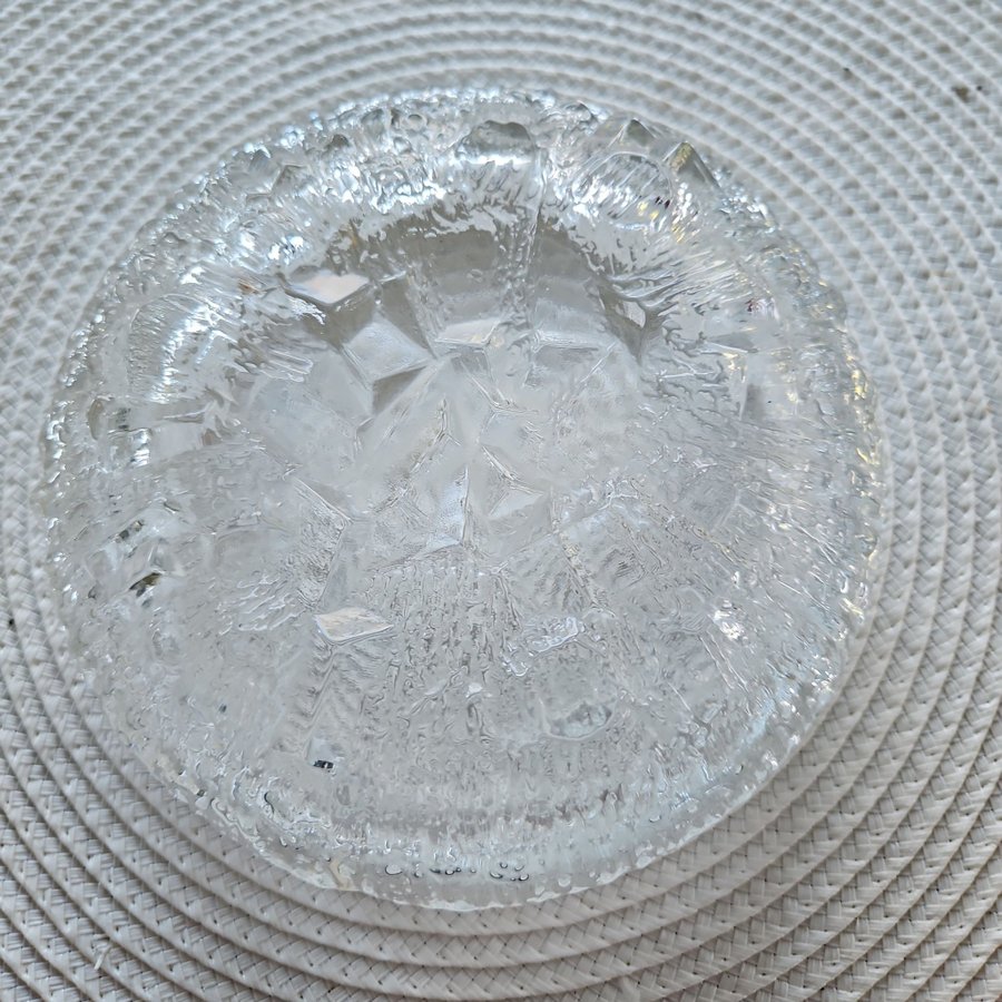 TAPIO WIRKKALA. Skålfat, glas, Lunaria-Kulho, Iittala.