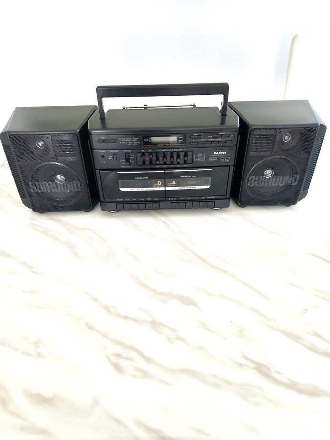 Sanyo MW242LET Stereo Kassettbandspelare