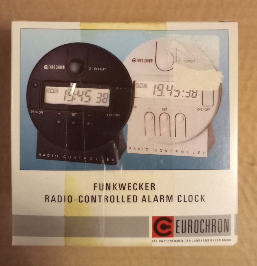 Radio controlled alarm clock - Ny i obruten förpackning