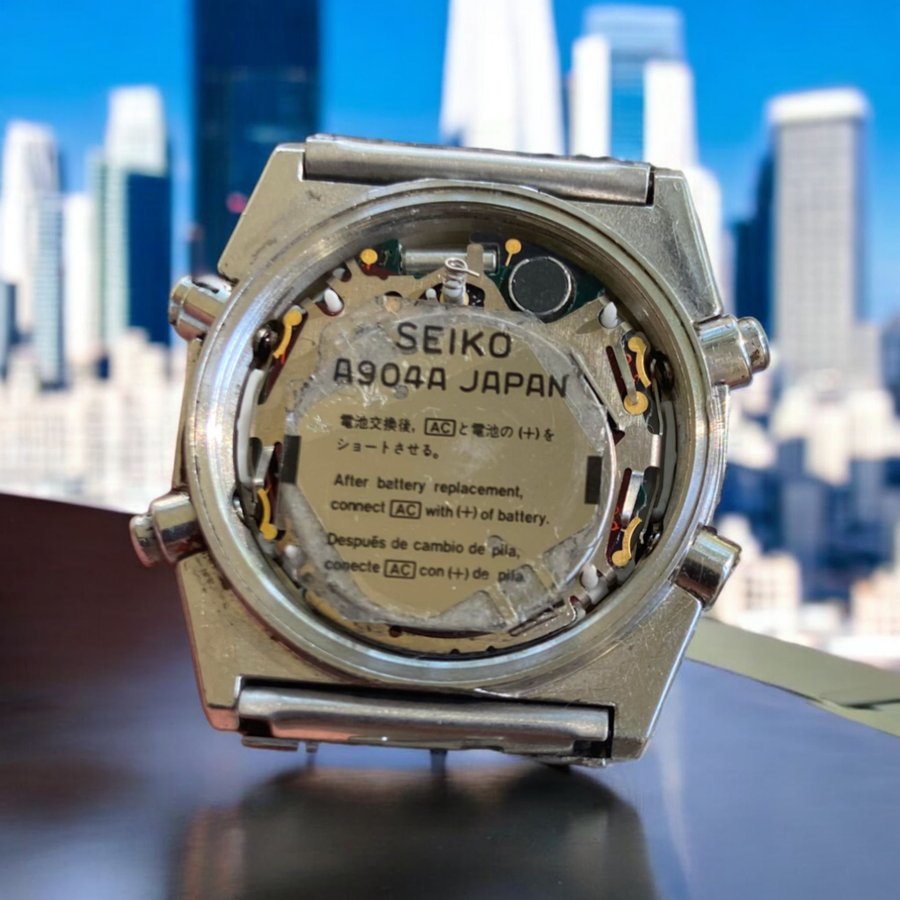 Vintage The Legendary Seiko Chronograph Herrklocka 1985