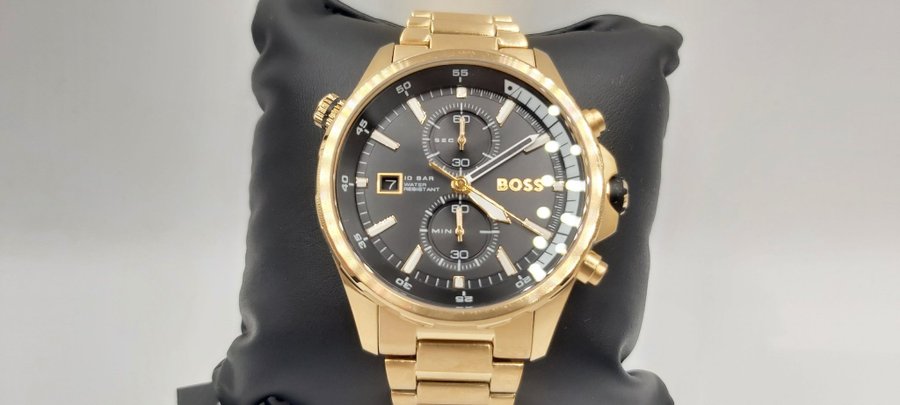 Hugo Boss Globetrotter HB1513932 Chronograaf Herenhorloge Goud