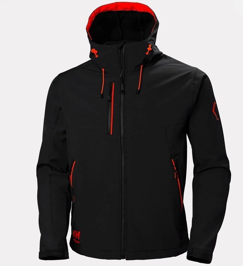 Helly Hansen svart jacka, storlek XL