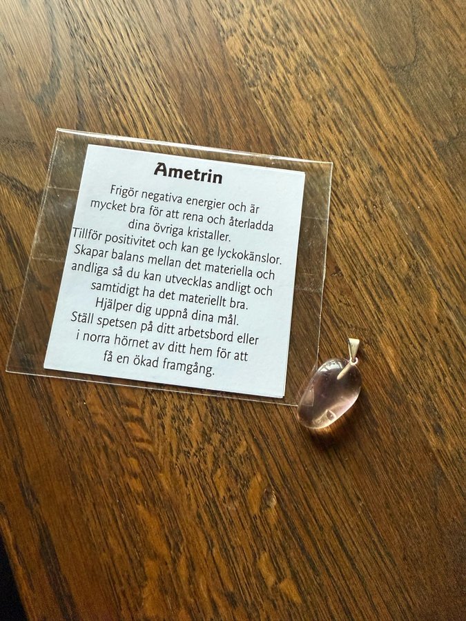 Ametrin hänge