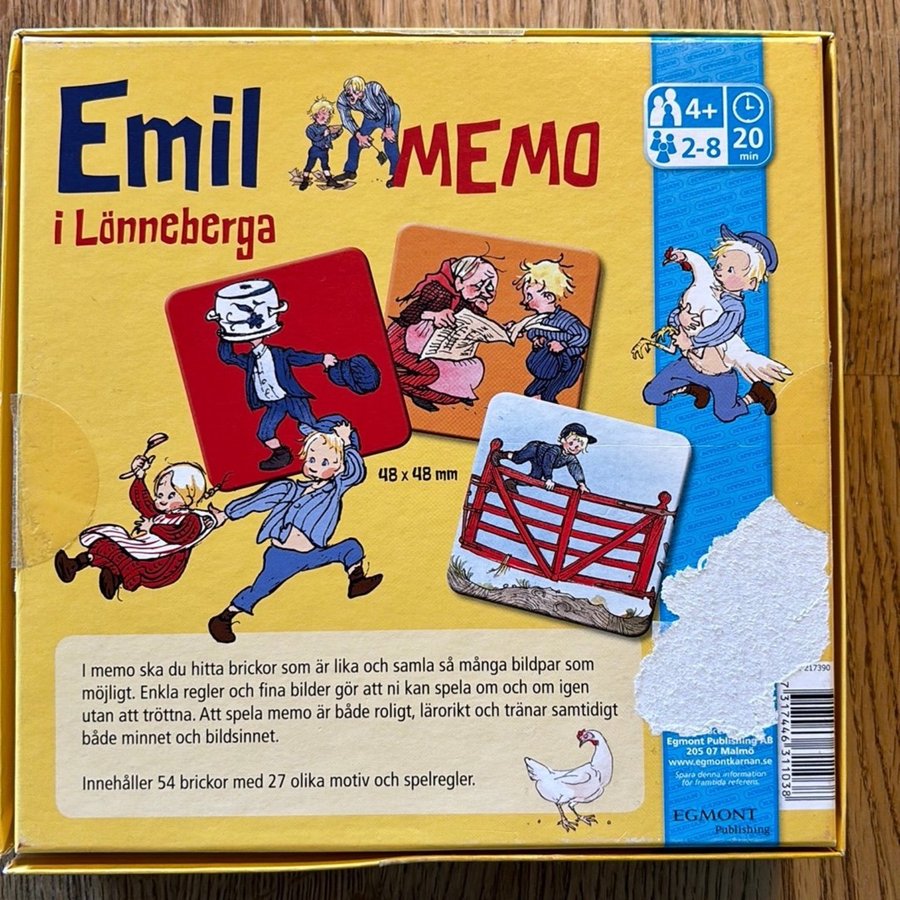 Emil i Lönneberga Memo