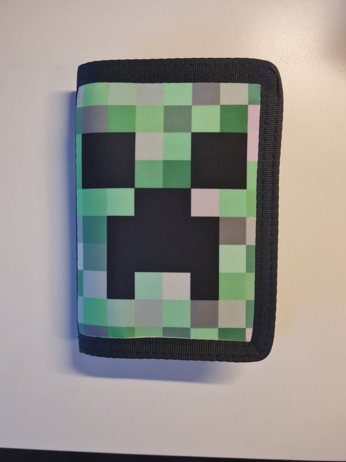 Minecraft Creeper plånbok - oanvänd spel gaming korthållare mynt sedlar