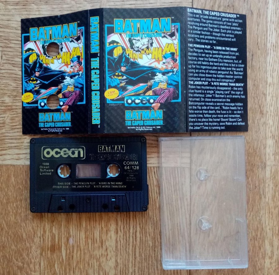 Batman - The Caped Crusader (Ocean Software) ->TESTAD<- Commodore 64 / C64 Spel