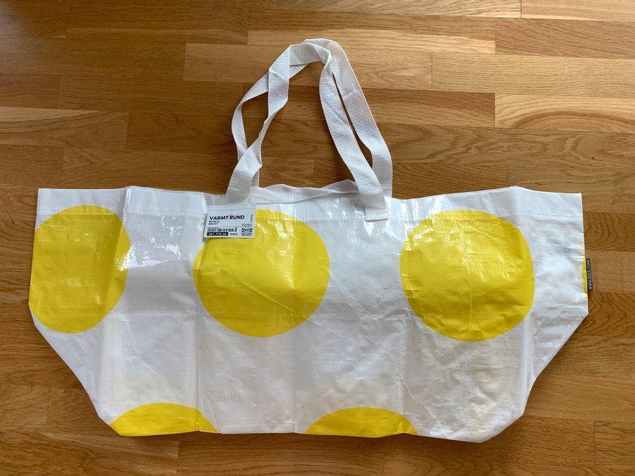 RETRO - IKEA "Varmt Rund" Shopping Bag