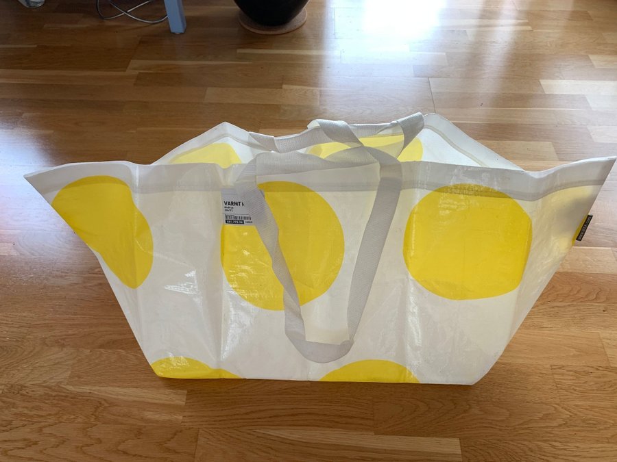 RETRO - IKEA "Varmt Rund" Shopping Bag